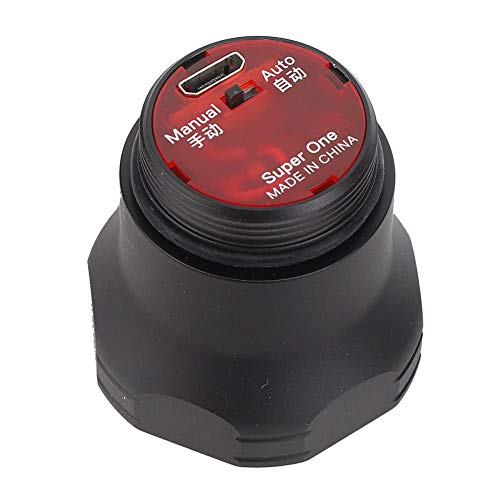 Luce Posteriore per Bicicletta Nera Stabile e