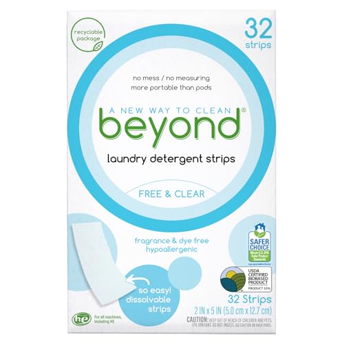 Beyond Laundry Detergent Strips - Free & Clear