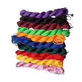 CLISPEED 10 Piezas Cordones para Pulseras y Collares DIY Cuerda de Poliéster Resistente Colores Surtidos por Accesorios para Manualidades y Bisutería