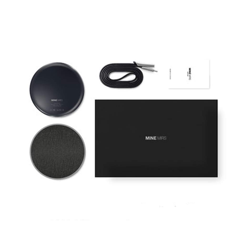 Genérico Espejo de Maquillaje LED, Espejo de Maquillaje, luz Diurna HD, Espejo de Maquillaje LED, Espejo de Mesa, Espejo de Maquillaje con luz, pequeño y práctico (Color: Rojo) (Color: Rojo) (Negro)