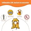 VOGUCCLO Automatic/Manual Inflatable Life Jacket| Inflatable PFD Kayak Vest Adult| Life Vest for Adults| Outdoor Water Sports| Supports up to 330 lbs|33g of Carbon Dioxide Cylinder (607W Camouflage) #3