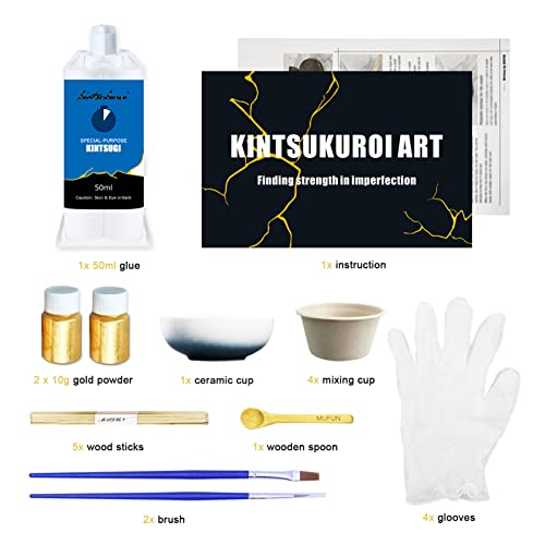 Kintsugi, kit di riparazione di articoli in