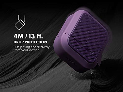 Laut - Capsule Impkt For Airpods 2 And 1 Charging Case | Ultra-Tough | Impact Ready | Front Led Visible (Slate) #TOP2