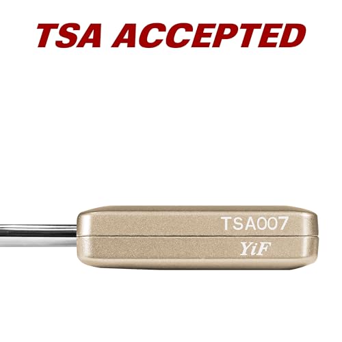 BV TSA Accepted Luggage Travel Lock, Set-Your-Own Combination Lock for School Gym Locker, Luggage Suitcase Baggage Locks, Filing Cabinets, Toolbox, Case (Champagne Gold, 2 Pack) 7