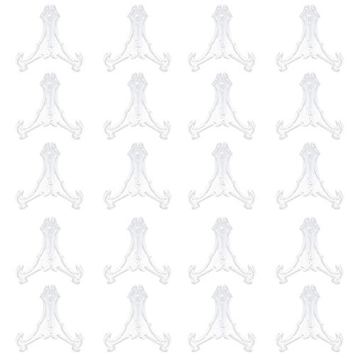 Münzständer Ordenständer 20 Stücke - Münzen Halter Medaillen Aufsteller 4.2 cm Hohe - Acryl Mini Display Staender für Anzeige Air-Tite Muenzen | Medaillen | Casino Chips | Andere Kleine Sammlerstücke Cover