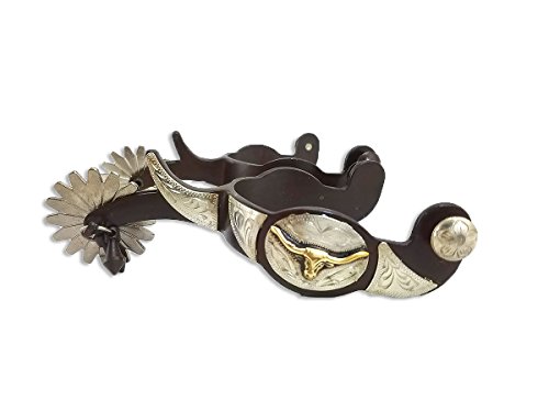 Western AT Longhorn 16pt Mens Jingle Bob Spurs