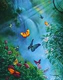 Butterflies in The Mist 1000pc Jigsaw Puzzle by Tom Dubois