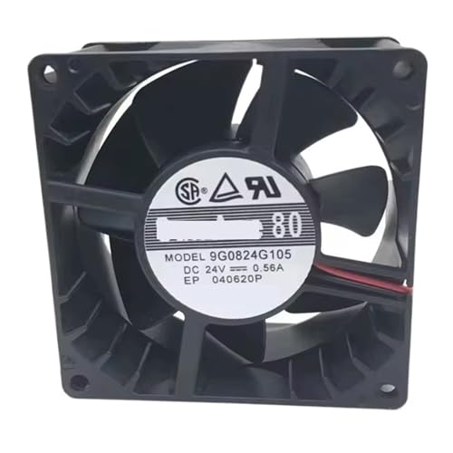 Ventilateur 9G0824G105 24v évite la surchauffe des machines industrielles 80mm