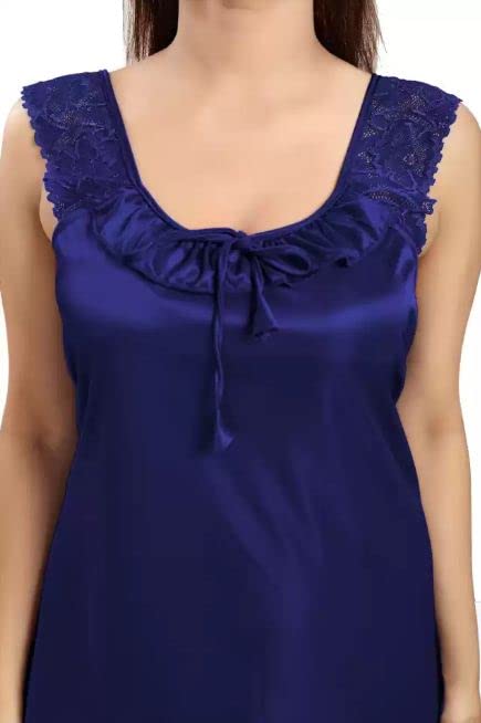 Image of Women's Satin Short Babydoll Nighty
