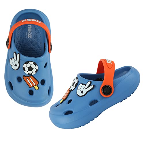 Image of NEOZ Casual Slingback Clogs for Kids with Soft Sole | Slip-On Breathable, Lightweight | Comfortable & Durable | Stylish Indoor & Outdoor Sandals Clogs for Kids
