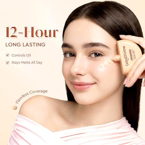 Image of Flawless Blurring Skin Tint, Buildable Medium Coverage, Squalane Hydrating, 12HR Oil Control Long Lasting, Lightweight Non-Cakey Makeup, Diverse Skin Tones (05 Cinnamon)