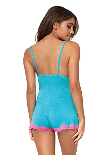 Leg-Avenue-Womens-Seraphina-Lace-Romper-Nightie-Pajama-Set-Lounge-and-Sleepwear