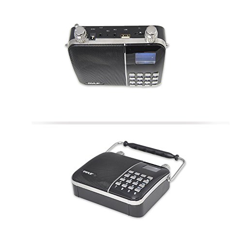Pyle Portable Radio Pa Speaker System - Waist-Band Portable Karaoke Machine With Headset Microphone, Rechargeable Battery, Usb/Sd Card Reader, Voice Recorder, Lcd Sing-Along Lyrics Display - Pwma68 #TOP2