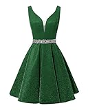 Glitzernder Satin-Stoff: Das Kleid ist aus einem luxuriösen, glitzernden Satinstoff gefertigt, der einen Hauch von Glamour und Eleganz verleiht. Die schimmernde Textur fängt das Licht wunderschön ein und macht es perfekt für besondere Anlässe. Der Stoff sieht nicht nur umwerfend aus, sondern fühlt sich auch angenehm auf der Haut an und sorgt so für ein angenehmes Tragegefühl während der gesamten Veranstaltung.