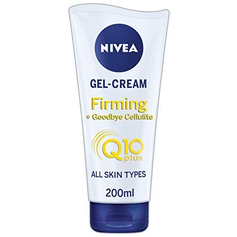 NIVEA Q10 Firming + Good-bye Cellulite Gel Cream, Pack of 2 (2 x 200ml), Anti Cellulite Cream with Lotus Extract and Co-Enzyme Q10, Noticeable Results in 3 Weeks Cover