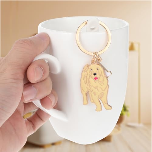 Mabor Metall Bag Charms Hundeliebhaber Geschenke,Schlüsselanhänger Hund Niedlicher Taschenanhänger Damen Accessoires Tier Schlüsseldekoration Schlüsselanhänger Auto für Damen und Herren