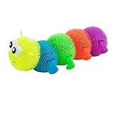Centopeia Antiestresse Sensorial com Luz 18cm – Brinquedo Infantil Colorido, Toque Macio, Brilha no Escuro, Fidget Toy Relaxante para Crianças - TYDA
