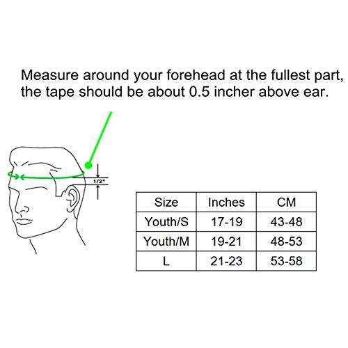 Bohope Youth Flag Football Helmet Soft Padded Headgear Rugby Headguards Shell #TOP1