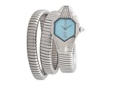 Silver Stainless Steel strap Just Cavalli Damen Analog Quarz Uhr mit Edelstahl Armband JC1L022M0015