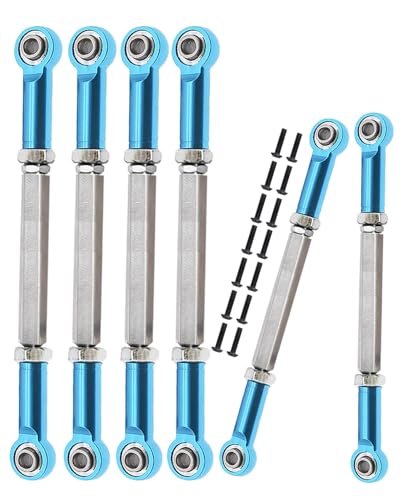 Tendeurs Ecx 1/10 2WD biellettes alu bleu remplacement ECX1046 pour Circuit Ruckus