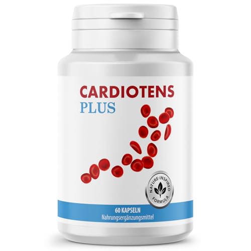 Cardiotens Plus Kapseln | für Männer & Frauen | Maxi Pack mit 60 Kapseln Inhalt (1x) Cardiotens Plus Kapseln | für Männer & Frauen | Maxi Pack mit 60 Kapseln Inhalt (1x)