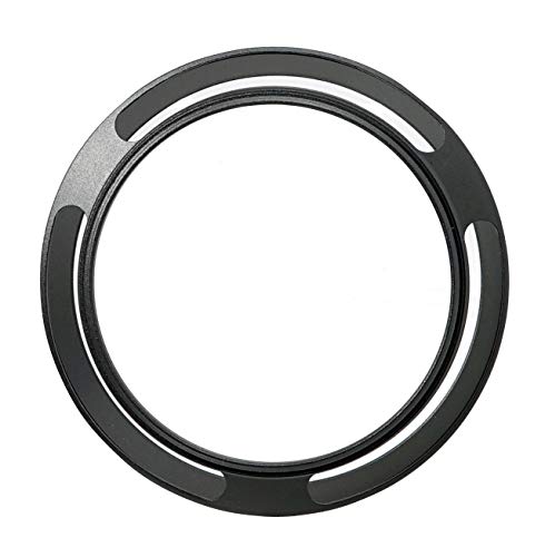 Fotasy 43Mm Metal Curved Lens Hood, 43Mm Vented Hood, 43Mm Lens Hood For Fuji Leica Leitz Panasonic Olympus Panasonic Sony Lens, 43Mm Screw-In Lens Hood #TOP4