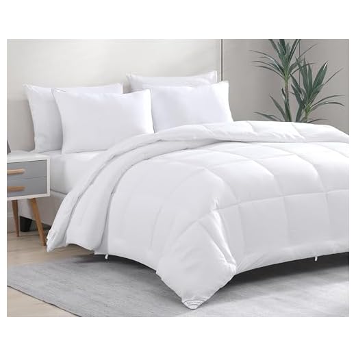 Casa Platino Edredom de cama acolchoado tamanho queen - enchimento de edredom com 8 abas - supermacio, confortável e aconchegante para todas as estações - edredons de cama alternativos - 223,5 cm x