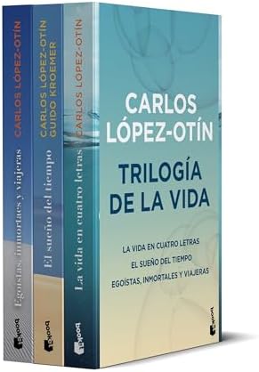 Pack Trilogía de la vida: Contiene La vida en cuatro letras + El sueño del tiempo + Egoístas, inmortales y viajeras (Divulgación)