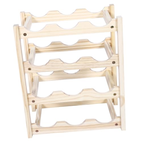Soporte de vino de madera sintética Mikinona miniatura 6
