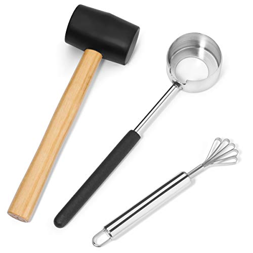 Coconut Opener Set for Young & Mature Coconuts by CoCoMaster |Coconut Tools