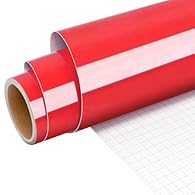Versatile & Vibrant:12" x 6ft glossy permanent vinyl, ideal for DIY crafts, home decor, and party decorations on surfaces like glass, metal, plastic, wood, and ceramics. Easy to Cut & Weed: Compatible with all craft cutters, Permanent Adhesive Vinyl ...
