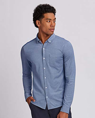 Cutter & Buck Men's Big & Tall Long Sleeve Button Front Reach Oxford4