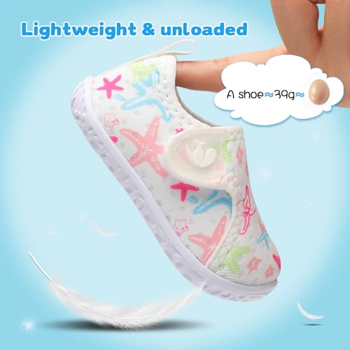 Image of FEETCITY Boys Girls Water Shoes Kids Aqua Socks Quick Dry Barefoot for Beach Swimming Pool