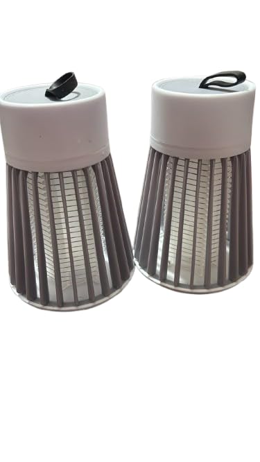 USB Powered Electric Mosquito Killer Lamp | LED Bug Zapper with UV Light Attraction | Portable Indoor Insect Trap for Home, Bedroom, Office & Living Room | Chemical Free Design (Pack of 2)-image-14