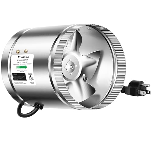 VIVOSUN 6 Inch Inline Duct Fan 240 CFM, HVAC Exhaust...