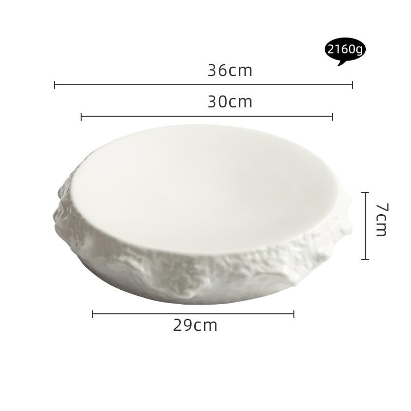 Talerze obiadowe Western Style Ceramiczne talerze obiadowe, talerze obiadowe w stylu zachodnim, kreatywne talerze obiadowe do dekoracji hotelu Zestaw do serwowania (L)