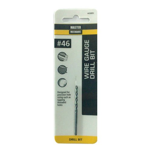 #46 2-1/8-inch Black Oxide Wire Gauge Drill Bit - Precision Tooling