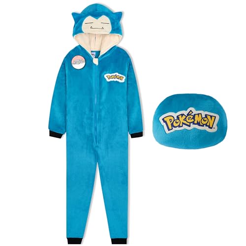 Pokémon Pijama Cuerpo Entero Niño y Adolescente con Capucha, Onesie Invierno Gengar...