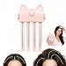 Wireless Heated Volumizing Root Lift Clip, 2026 Volumen Haarklammer, Beheizbare Haarspange für Mehr Volumen, Zwei Heizstufen, Wiederaufladbar für Feines, Weiches und Glattes Haar (Pink)