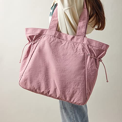 Image of VAKAER Tote Bag for Women, 18L Side Cinch Shopper Bag, Large Hobo Bag, Lightweight Shoulder Bags for Work, Workout, Travel
