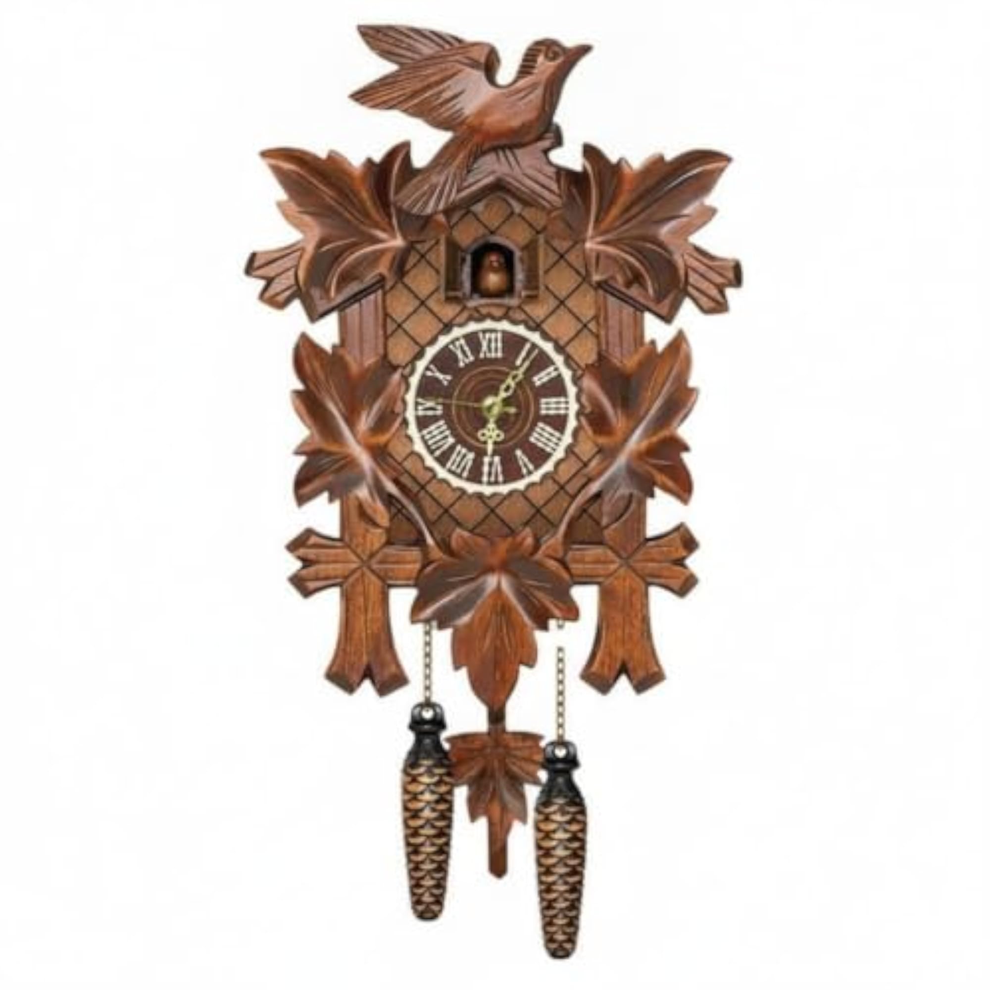 Rustic Cuckoo Clock with Pendulum Vintage for Collectors