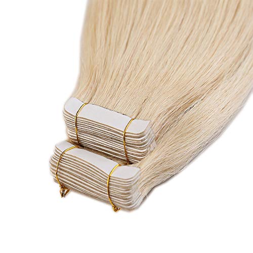 Elailite Extension Biadesivo Capelli Veri Biondi