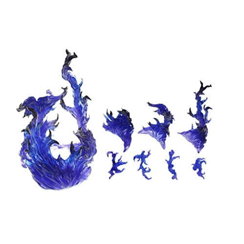 Effect Burning Flame Action Figure Mount For Figma Kamen Rider Saint Seiya (Black Purple) #TOP2