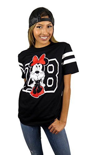 Minnie Mouse Varsity Football Tee Taille L : Le T-shirt Confortable