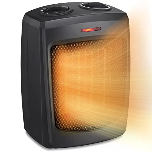 Amazon.com: andily Small Ceramic Space Heater Electric Portable Heater Fan  for Home Dorm Office Desktop and kitchen with Adjustable Thermostat,ETL  Listed for Safe Use : Home u0026 Kitchen