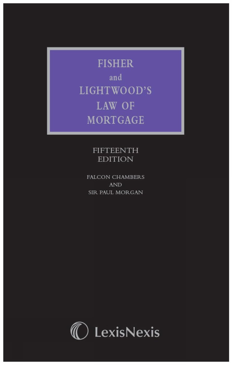 Fisher and Lightwood's Law of Mortgage