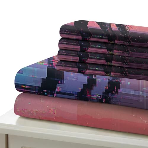 Housse de couette cheval 3D microfibre résistante lavable pour lit king - 7