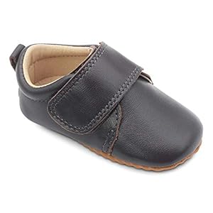 Dotty Fish Brown Classic ‘Oliver’ jongens Eerste loopschoen