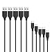 Price comparison product image Anker [5-Pack PowerLine Micro USB - Charging Cable [Assorted Lengths] for Samsung, Nexus, LG, Android Smartphones and More (Black)