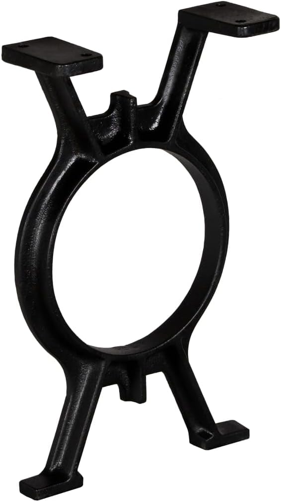 Bench Leg Set of 2 Black Cast Iron Medium Durable Bench Leg Dining Furniture Table Bases